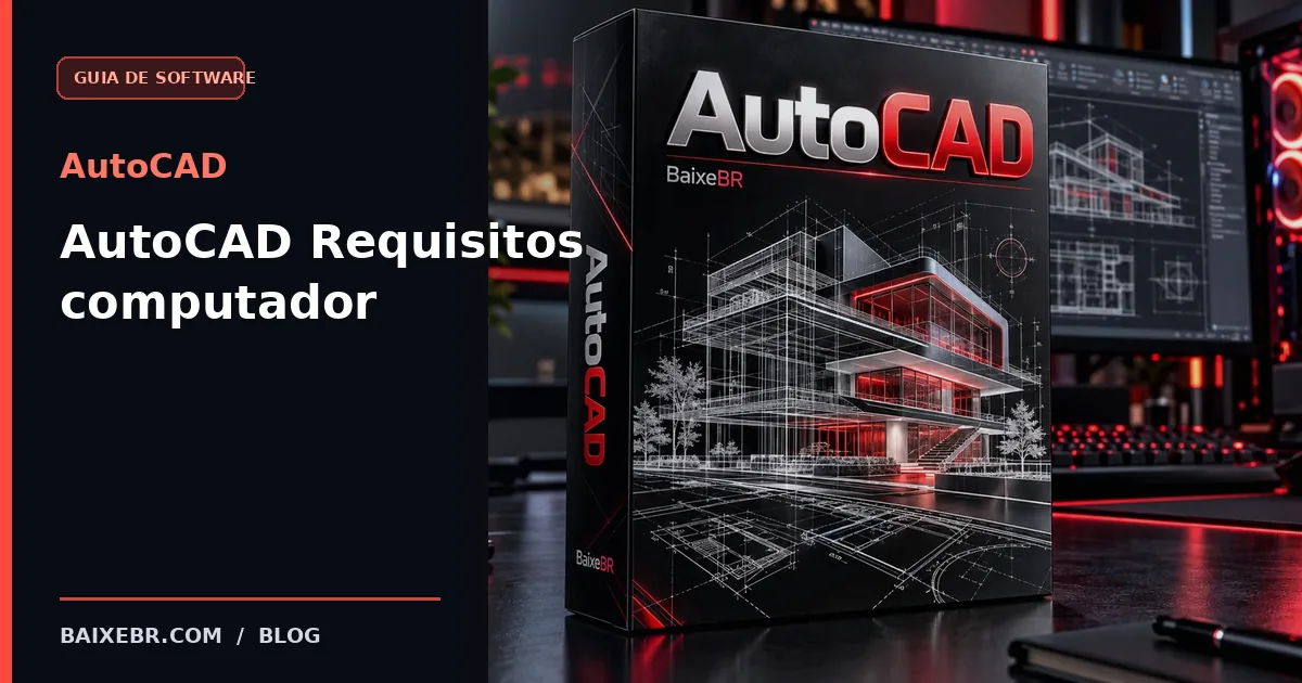 AutoCAD requisitos computador - guia BaixeBR
