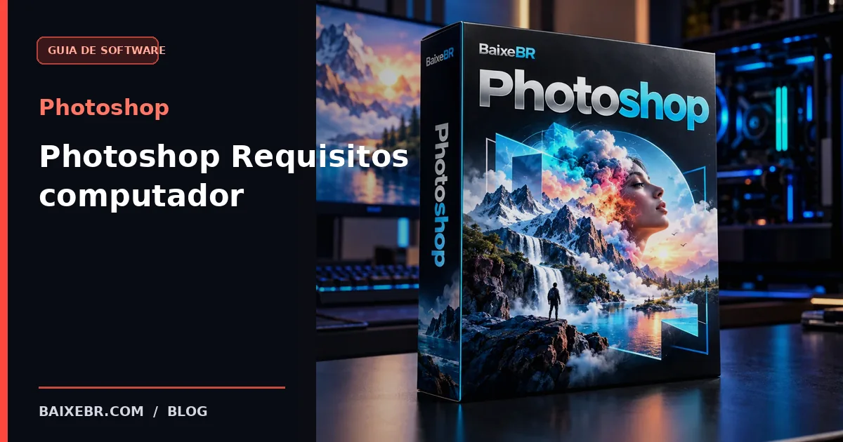 Photoshop requisitos computador - guia BaixeBR
