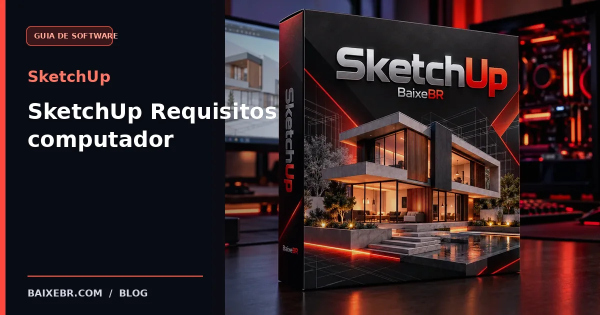 SketchUp requisitos computador - guia BaixeBR
