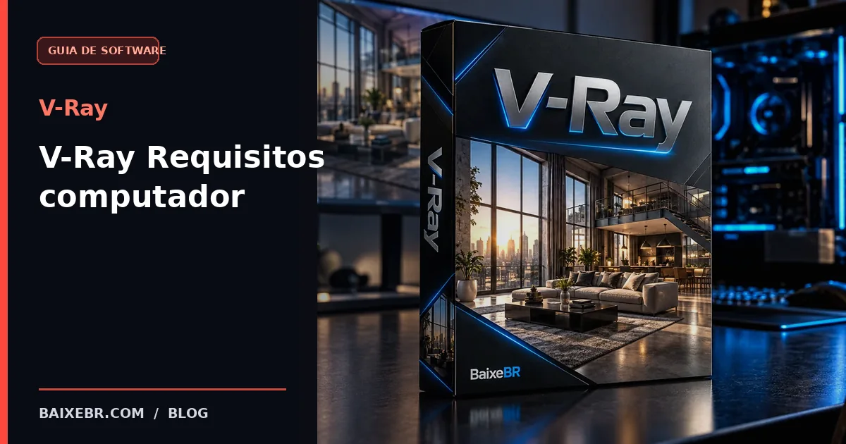 V-Ray requisitos computador - guia BaixeBR
